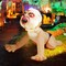 GOOSH 4FT Halloween Inflatable Outdoor Zombie Baby Blow Up Yard Decoration with LED Lights